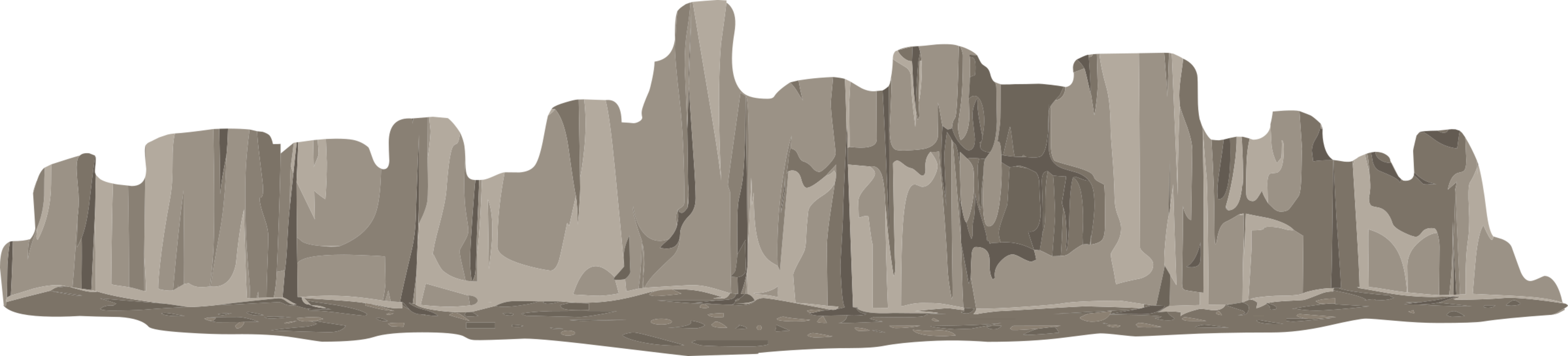 3297 X 750 4 - Picket Fence Clipart (3297x750), Png Download