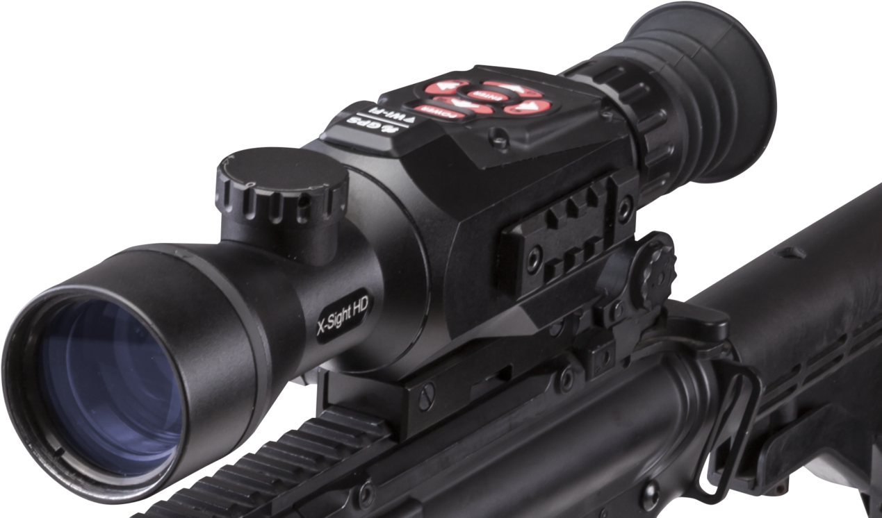 Best Thermal Scope - Atn Xsight 2 3 14 Clipart (1380x765), Png Download