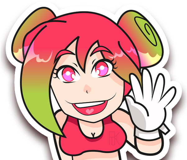 Kawaii Girl - Cartoon Clipart (600x600), Png Download