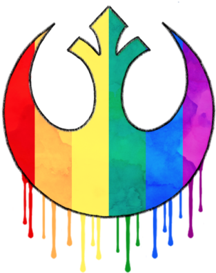 Star - Star Wars Pride Flag Clipart (500x666), Png Download