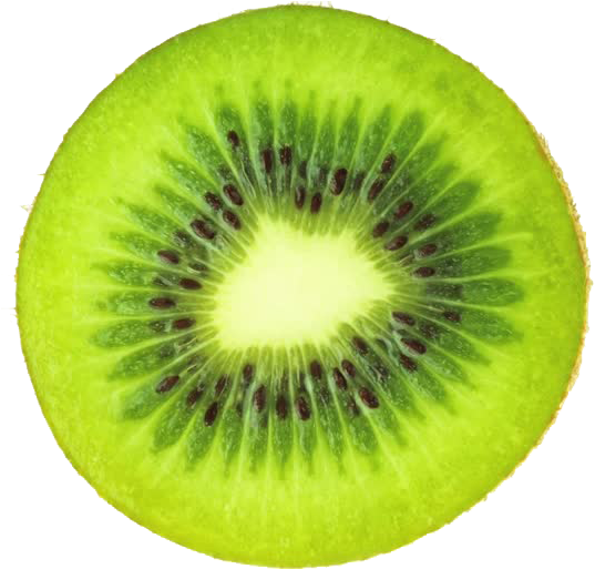 Kiwi Transparent Png - Kiwi On White Background Clipart (647x540), Png Download