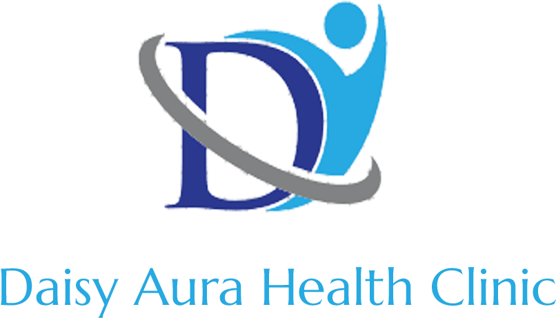Daisy Aura Health Clinic, General Physician Clinic - Diabetes Clinic Logo Clipart (806x461), Png Download