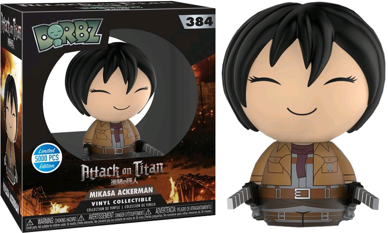Attack On Titan Levi Dorbz Vinyl Figure , Png Download Clipart (778x469), Png Download