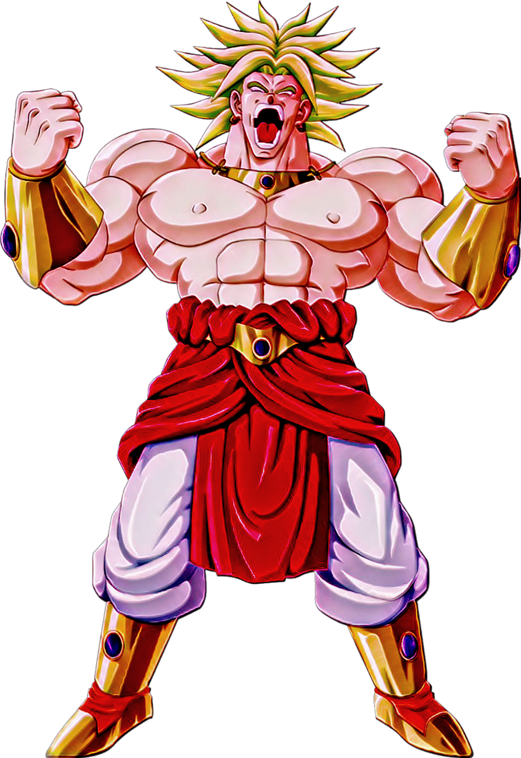 Broly Sticker - Dragon Ball Z Broly Png Clipart (1024x1488), Png Download
