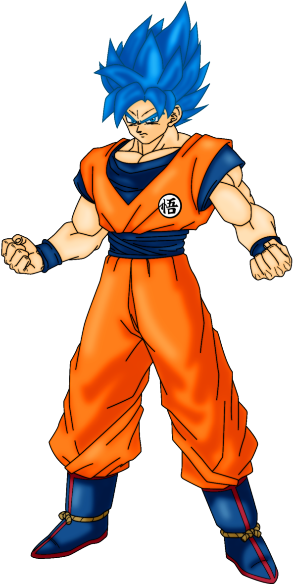 Beyond Super Saiyan Blue Ultra Blue Goku By Primusomega96-dc2a098 - Dragon Ball Clipart (592x1179), Png Download