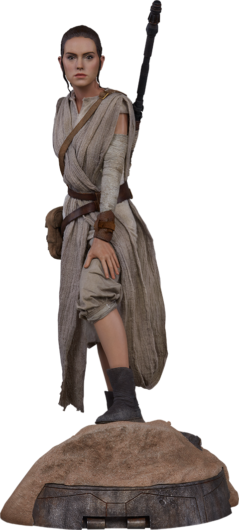 Star Wars Episode Vii - Figurine Rey Star Wars Clipart (480x1065), Png Download