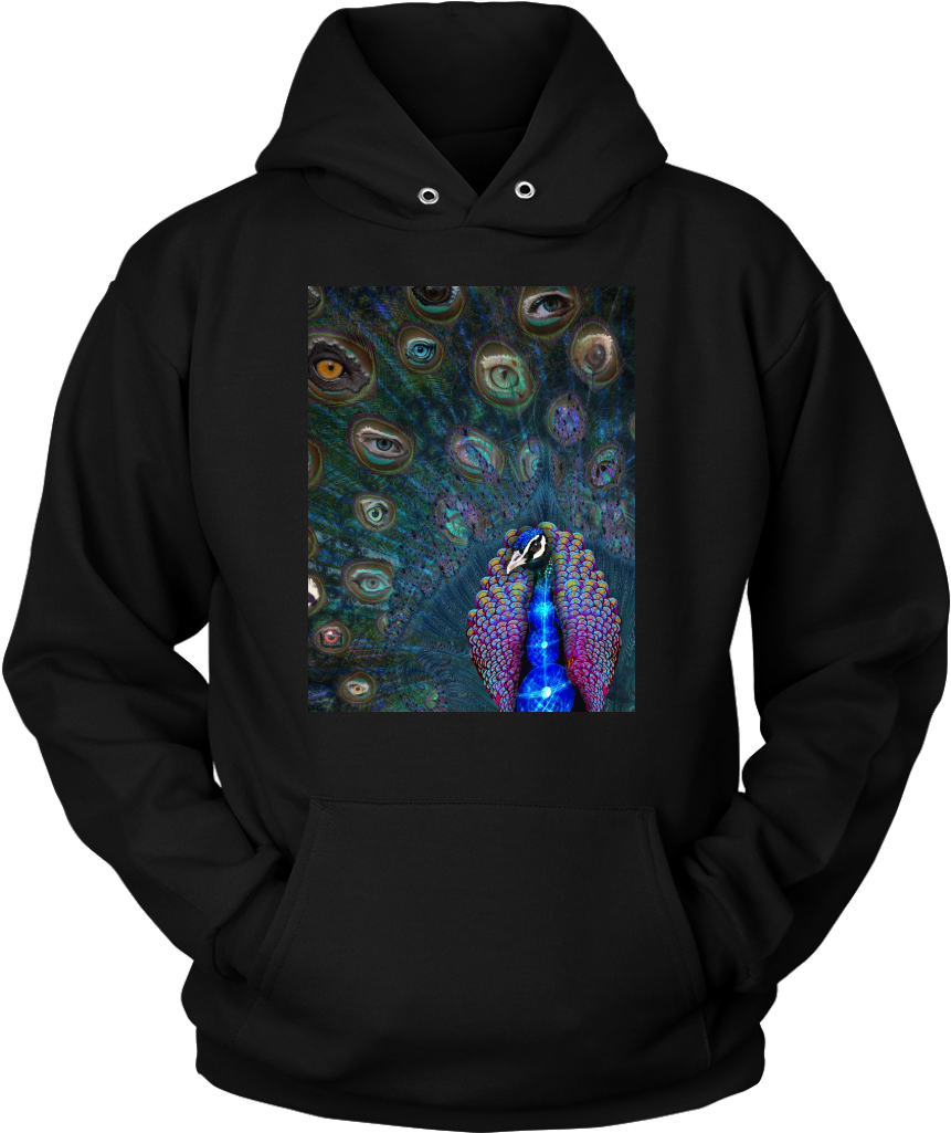 All Seeing Eye Hoodie - Brrr Ice Cream Hoodie Clipart (861x1025), Png Download