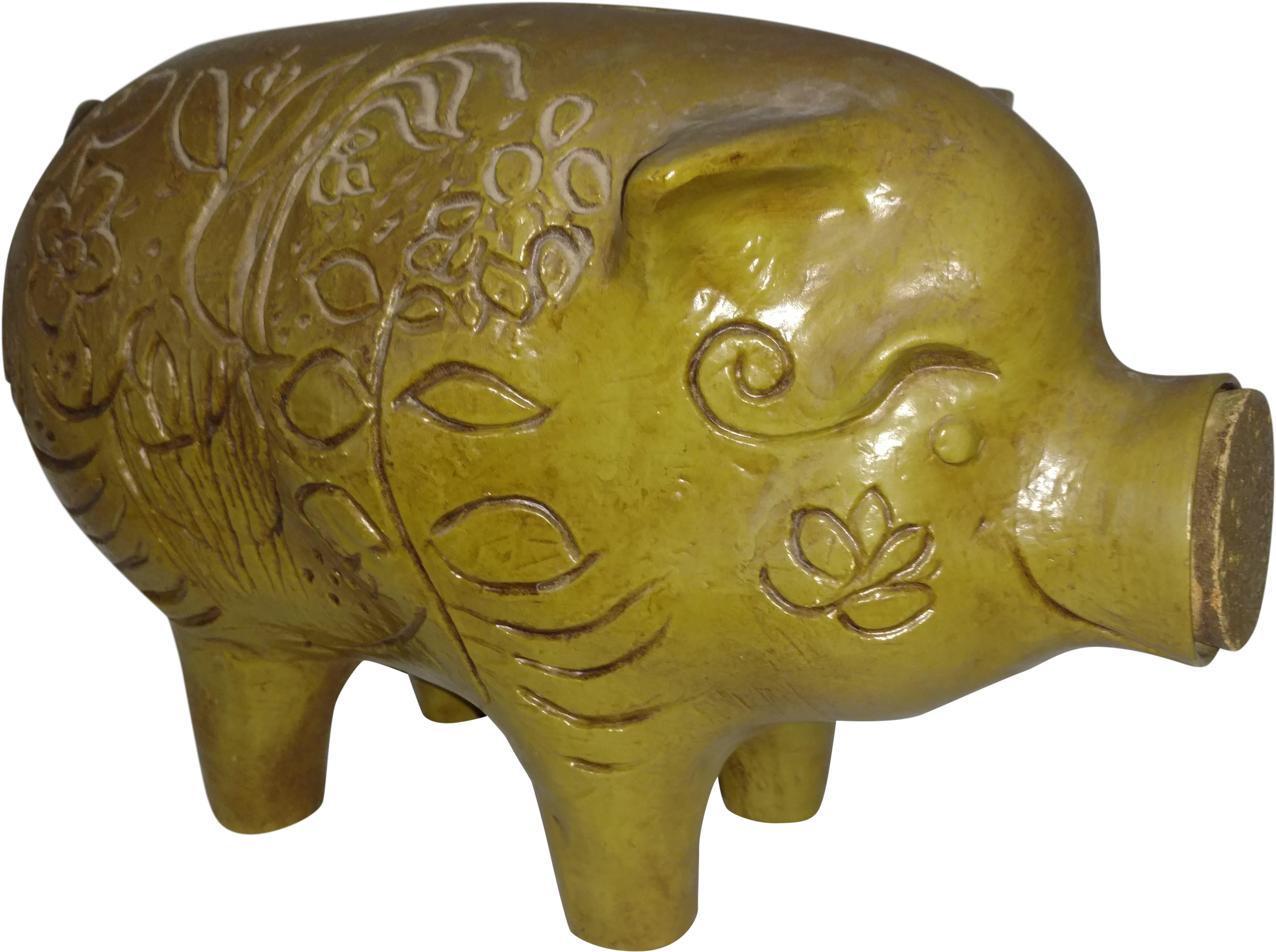 Old Piggy Banks - Statue Clipart (4071x3039), Png Download