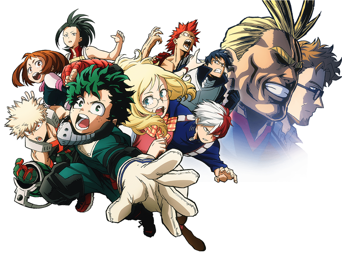 Wallpapers Id - - My Hero Academia Two Heroes Clipart (1920x1080), Png Download