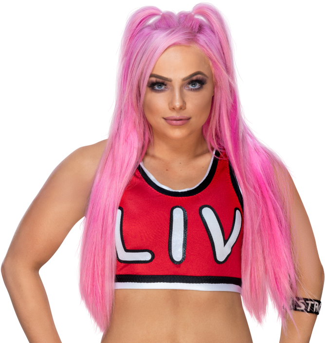 Maria Kanellis And John Cena - Wwe Liv Morgan Pink Hair Clipart (1000x707), Png Download