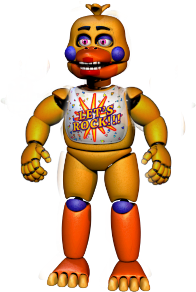 #rockstar Chica No Maracas - Fnaf 6 Rockstar Chica Clipart (1024x1024), Png Download