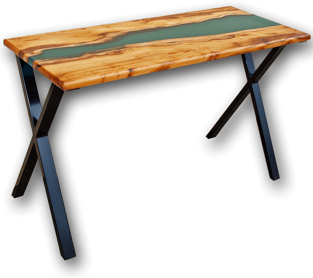 Yew Green Resin River - Riverdesk Clipart (1000x1000), Png Download