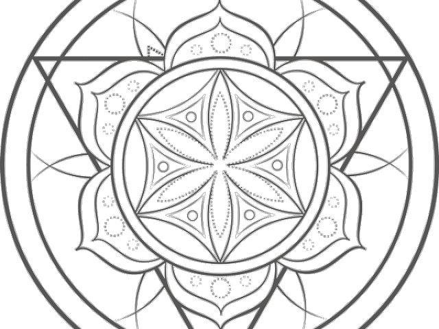 Drawn Hourglass Sacred Geometry - Circle Clipart (640x480), Png Download