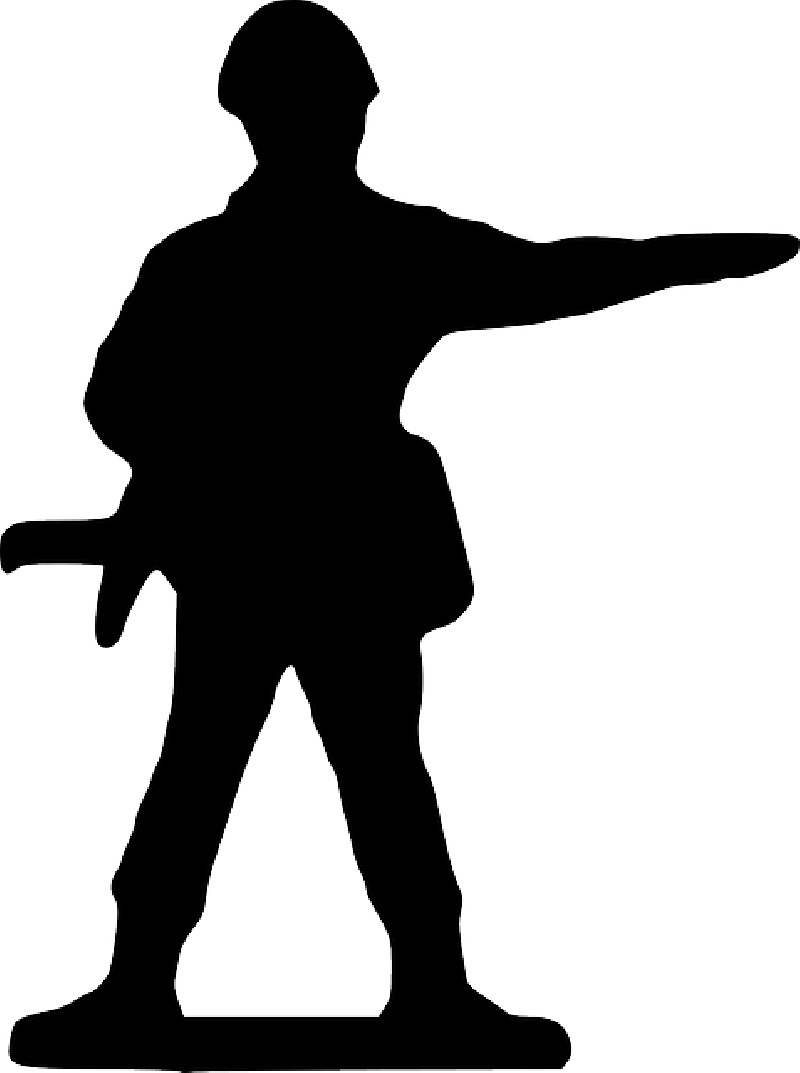 Free Pictures Silhouette - Toy Soldier Clipart (800x1073), Png Download