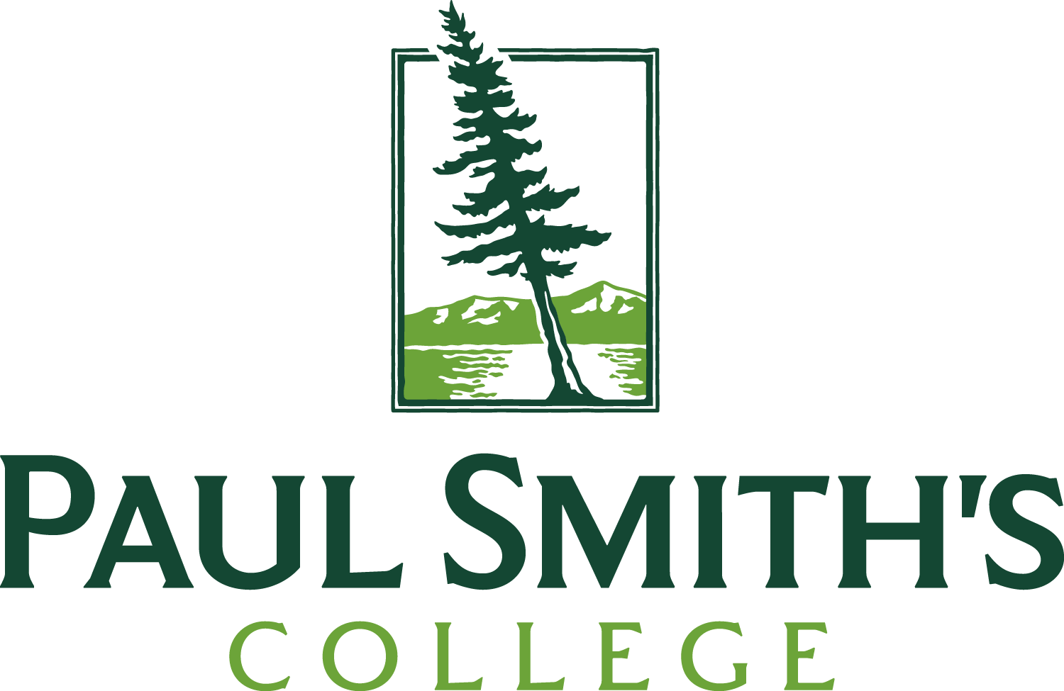 Black Png - Paul Smith's College Logo Clipart (1500x975), Png Download