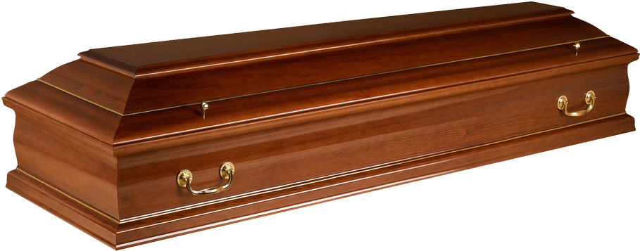 Casket Shape Coffin - Peti Jenazah Png Clipart (1000x667), Png Download