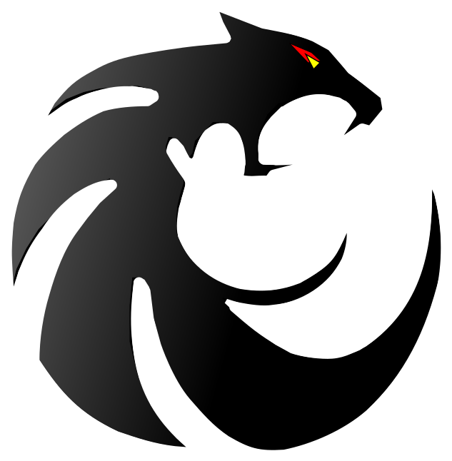 A Blackpanther Os Egy Ingyenes Magyar Fejlesztésű Alternatív - Black Panther Marvel Simbolo Clipart (744x744), Png Download
