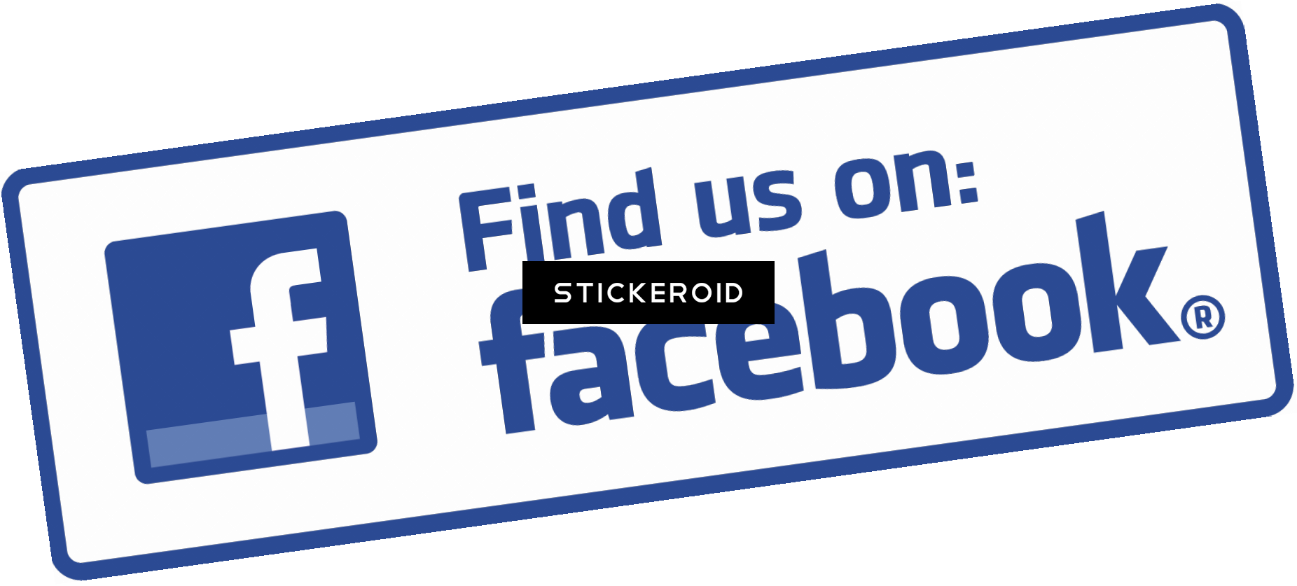 العثور على الولايات المتحدة على Facebook Icon - Find Us On Facebook Clipart (1852x837), Png Download