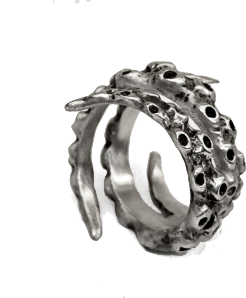 Tentacle Ring - Engagement Ring Clipart (712x648), Png Download