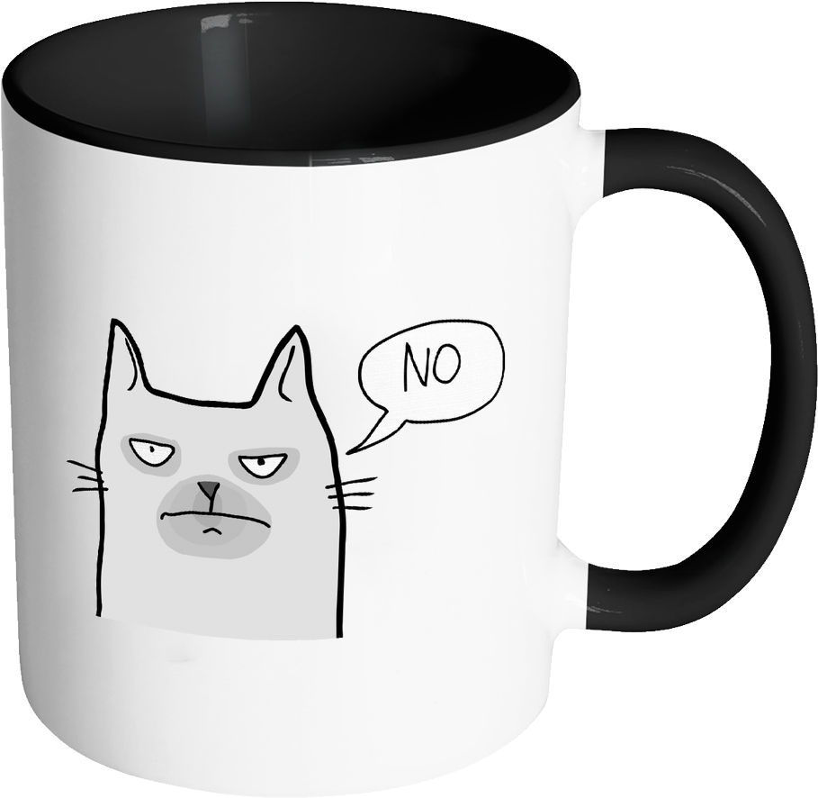 Grumpy Cat Memo Mug - Drama Queen Funny Quotes Clipart (1024x1024), Png Download