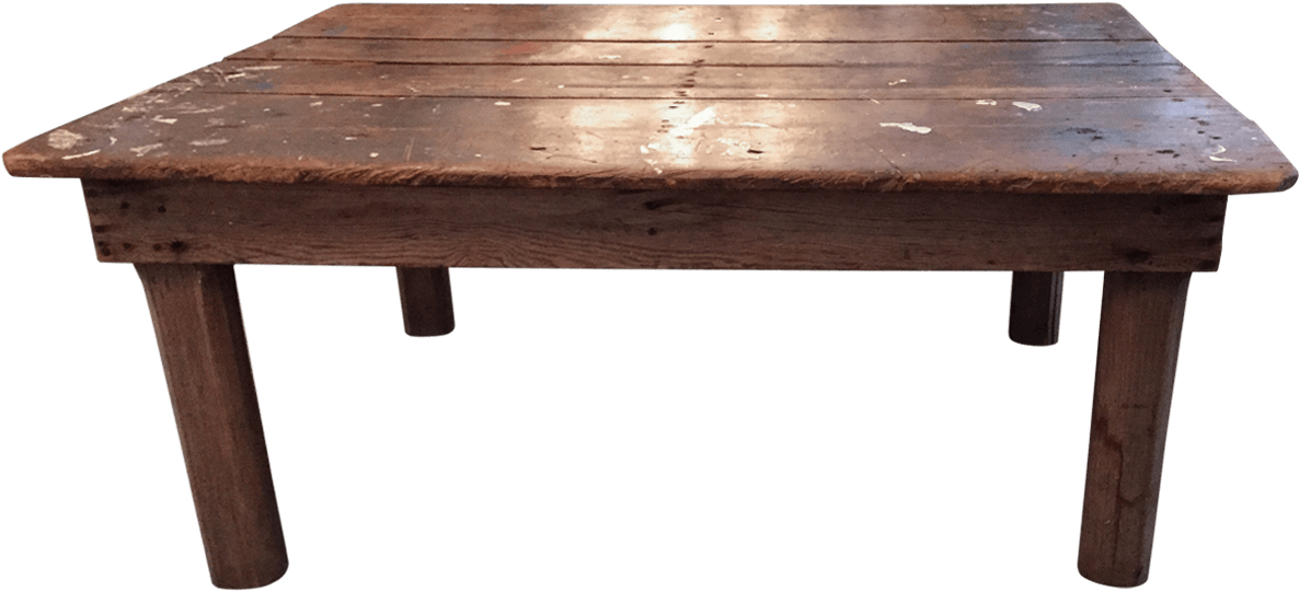 Viyet Designer Furniture Tables Vintage Rustic - Coffee Table Clipart (1200x1200), Png Download