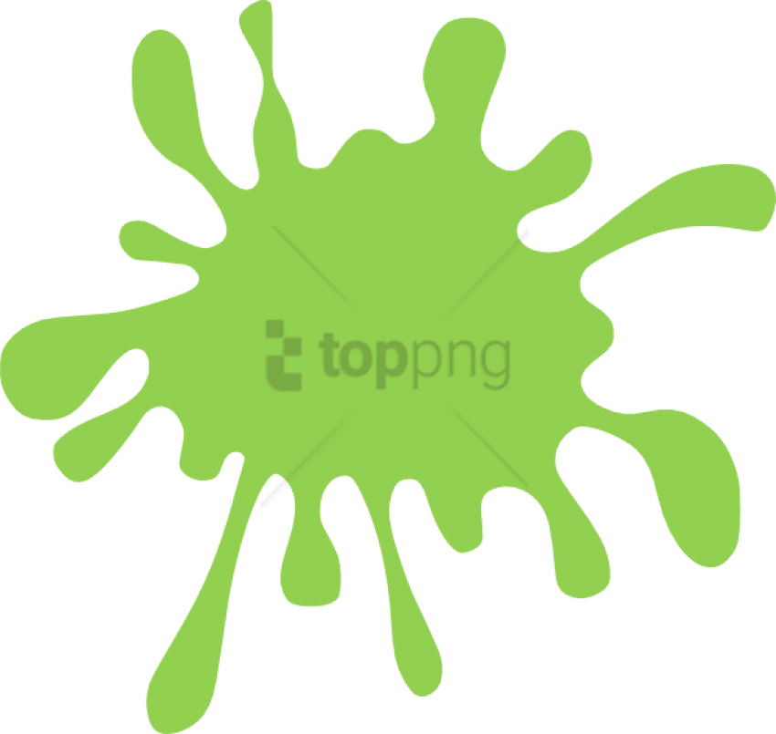 Free Png Green Water Splash Png Png Image With Transparent - Black Paint Splash Clipart (850x805), Png Download