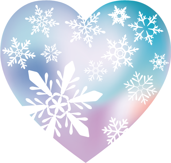 Kisspng Snowflake Crystal Heart Winter Heart Snowflake - 雪 の 結晶 ハート イラスト Clipart (600x600), Png Download