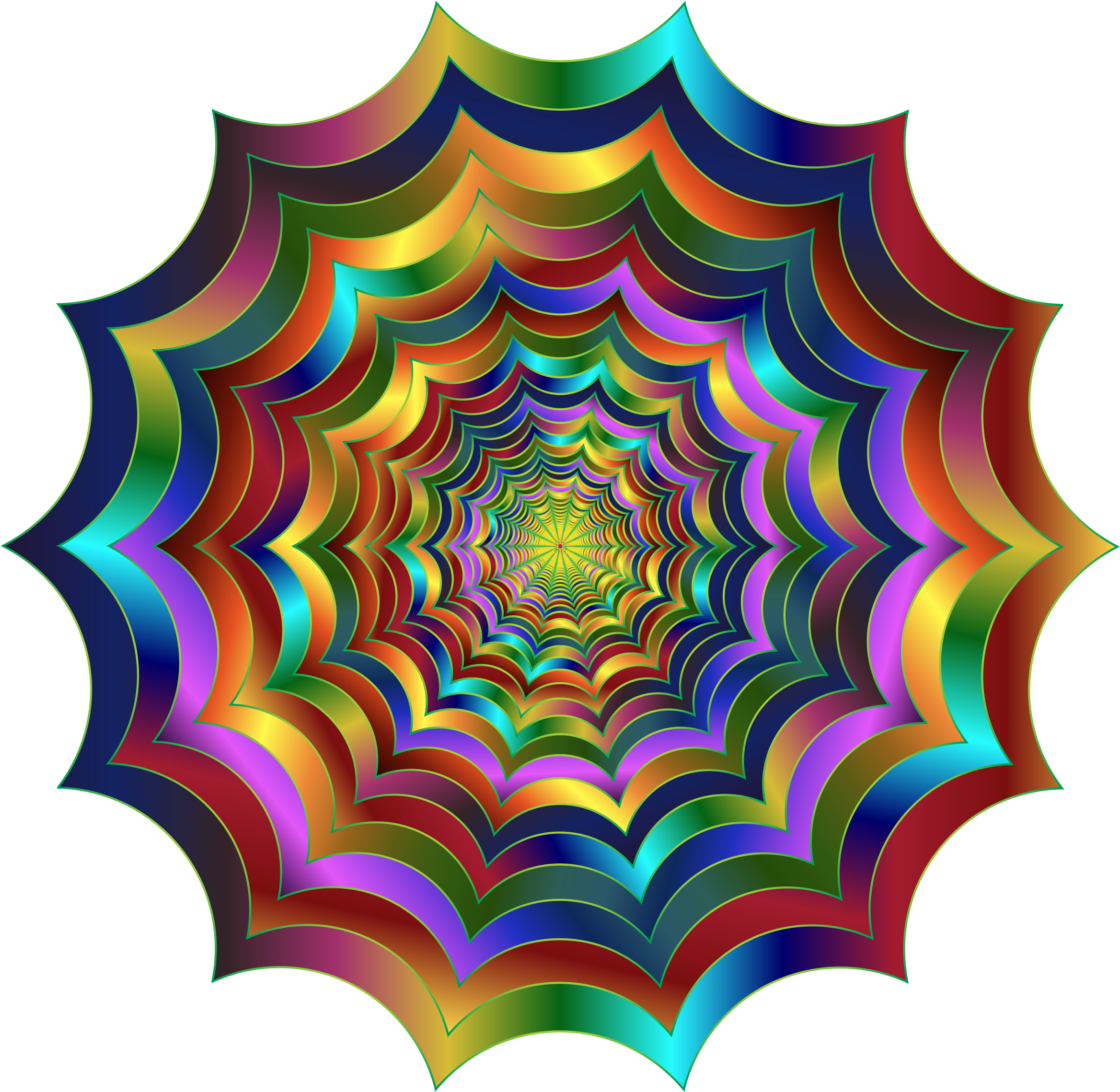 This Free Icons Png Design Of Spider Web Hypnotic Revitalized Clipart (2400x2340), Png Download