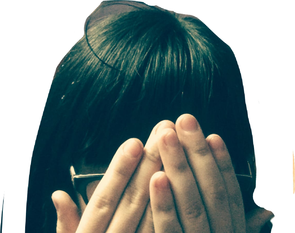 Facepalm Sticker - Girl Clipart (1024x809), Png Download