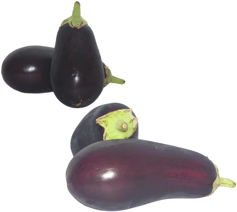 Eggplant, Fruit, A Vegetable, Black, A Healthy Diet - Eggplant Clipart (805x720), Png Download