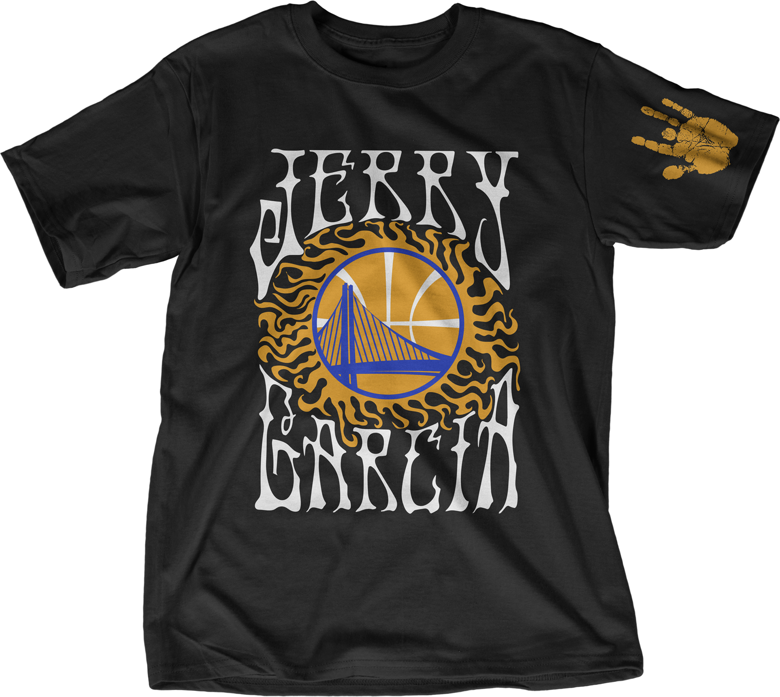Jerry Garcia, Golden State Warriors - Bear Skull Shirt Clipart (1601x1431), Png Download
