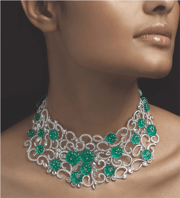 Image Caption - Diamond Necklace Designs Clipart (800x850), Png Download