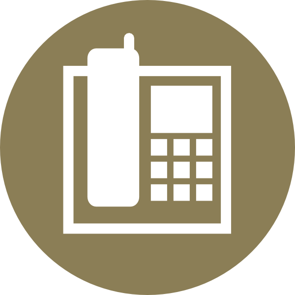 Phone Clip Art - Phone Icon - Png Download (600x600), Png Download