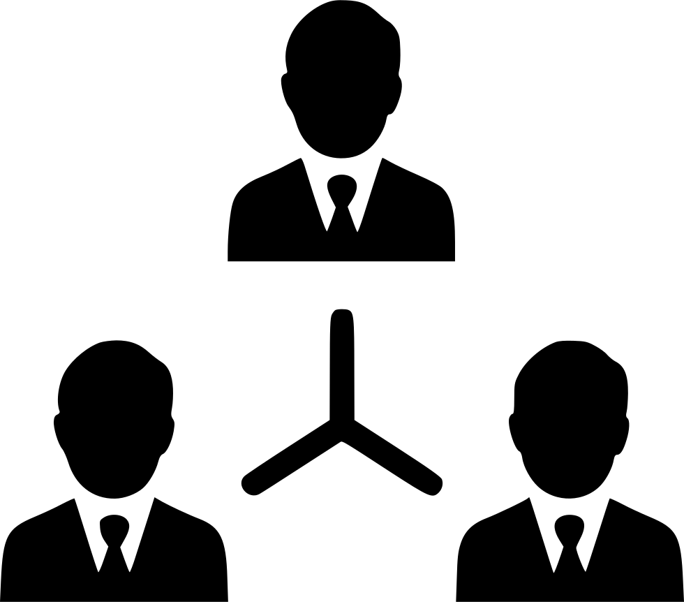 Men Group Employees People Team Group People Comments - People Connected Icon Png Clipart (980x862), Png Download