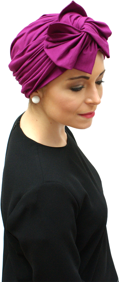 Beautiful Turbans For Hair Loss - Turban Clipart (667x1000), Png Download