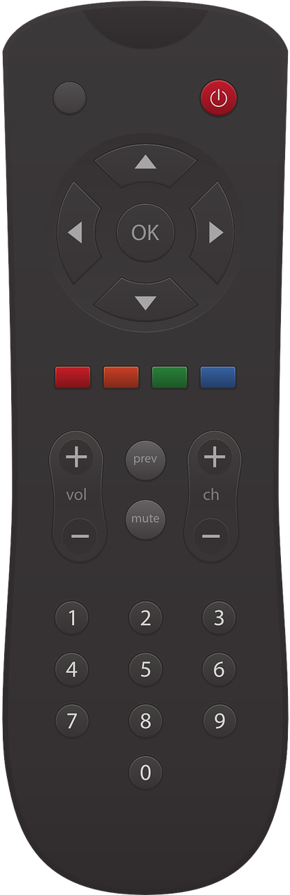 Television Clipart Tv Remote - Gadget - Png Download (640x1280), Png Download