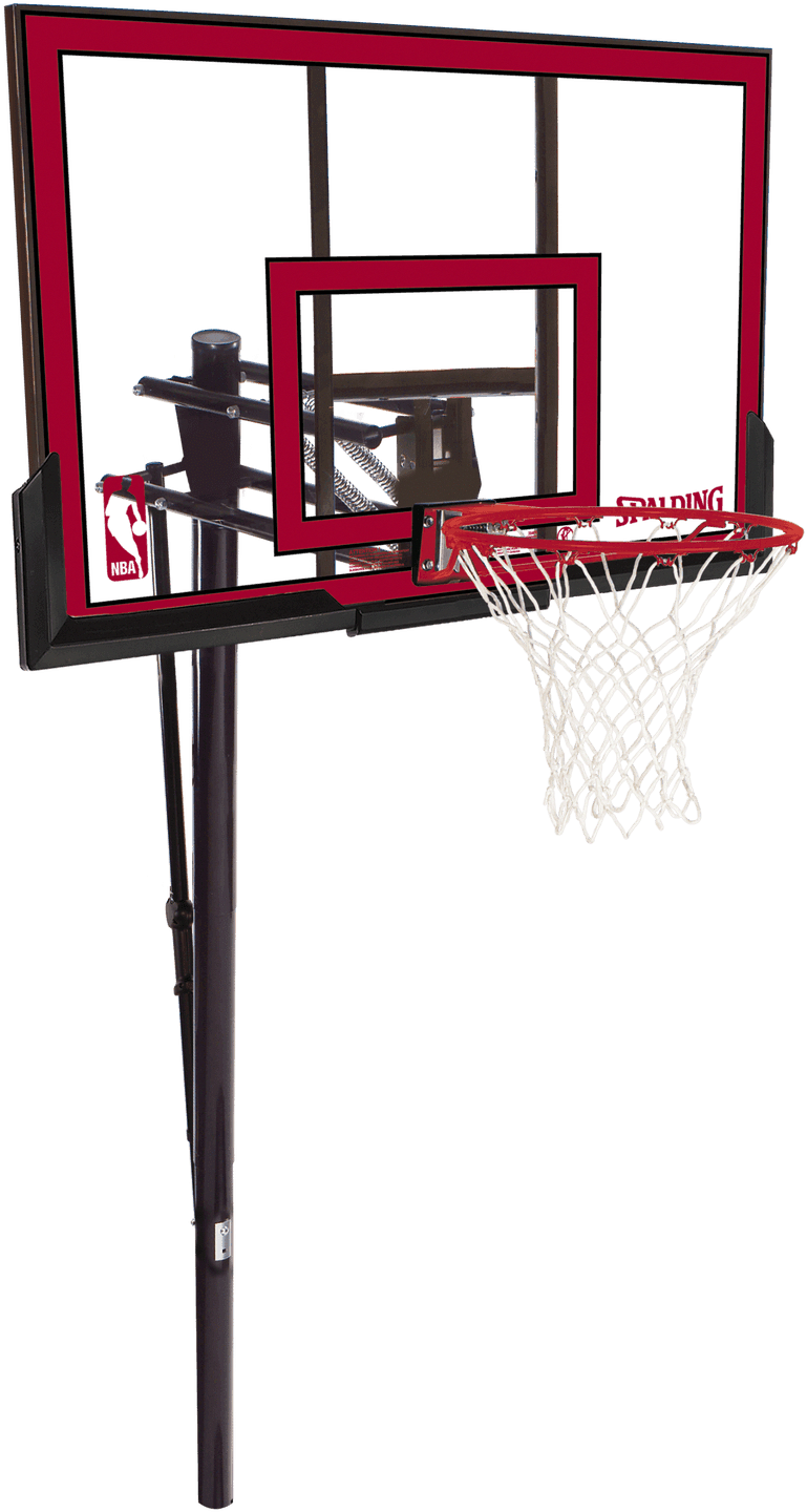 Spalding 48" Polycarbonate In-ground Basketball Hoop - Basketball Hoop Spalding Clipart (1500x1500), Png Download
