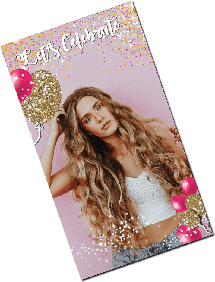 Header Screen - Birthday Custom Snapchat Filter Clipart (774x954), Png Download