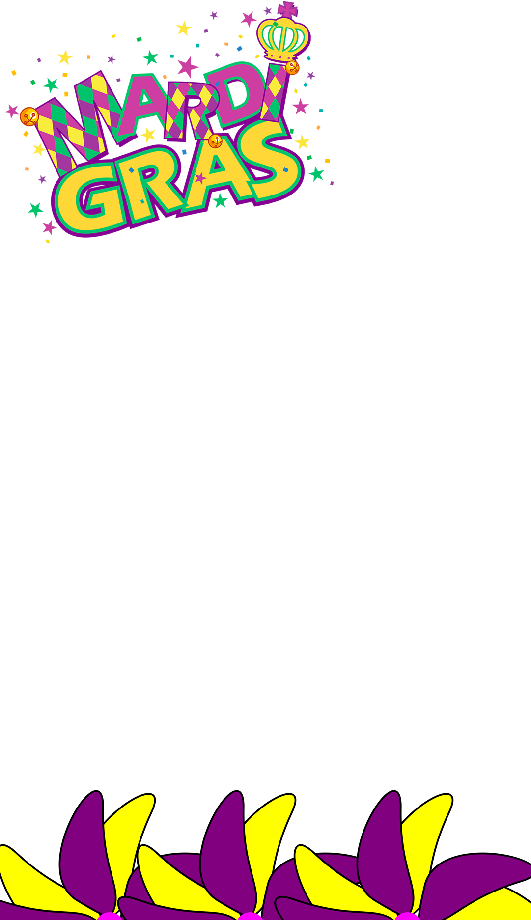Snapchat Filters Clipart Geofilter - Mardi Gras Snapchat Filter - Png Download (1080x1920), Png Download