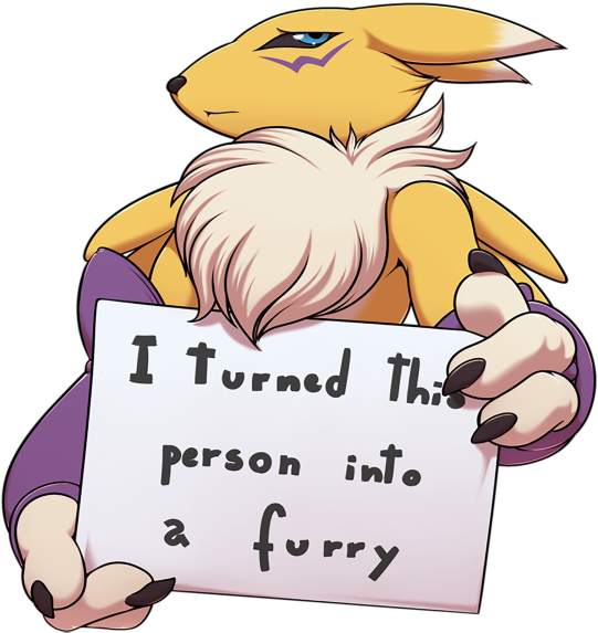 Freckles Renamon Shame - Renamon Furry Por N Clipart (600x706), Png Download