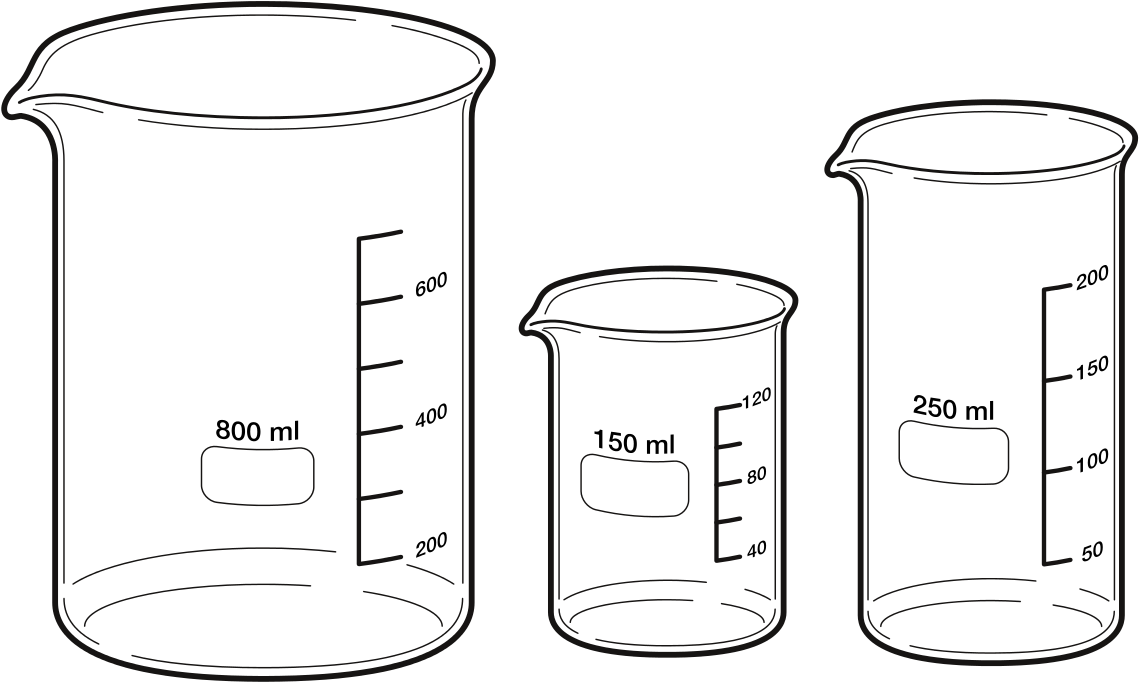 File Beakers Svg Vaso De Precipitado De Laboratorio Dibujo