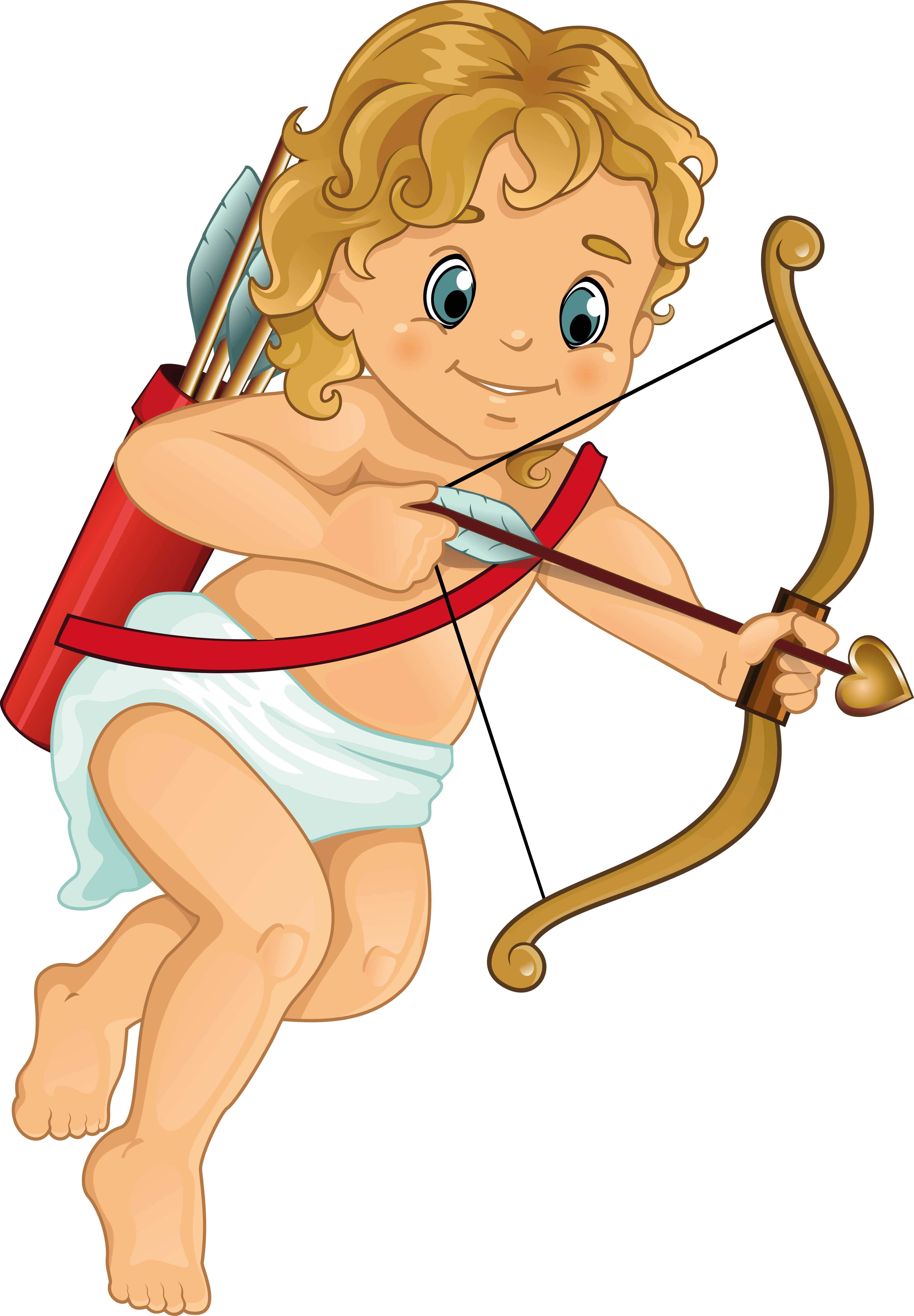 Cherub Angel Cupid Illustration - Cupid Clipart (4039x5817), Png Download