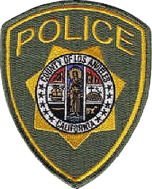 Patch Of The Los Angeles County Police - Police Los Angeles Logo Clipart (600x744), Png Download