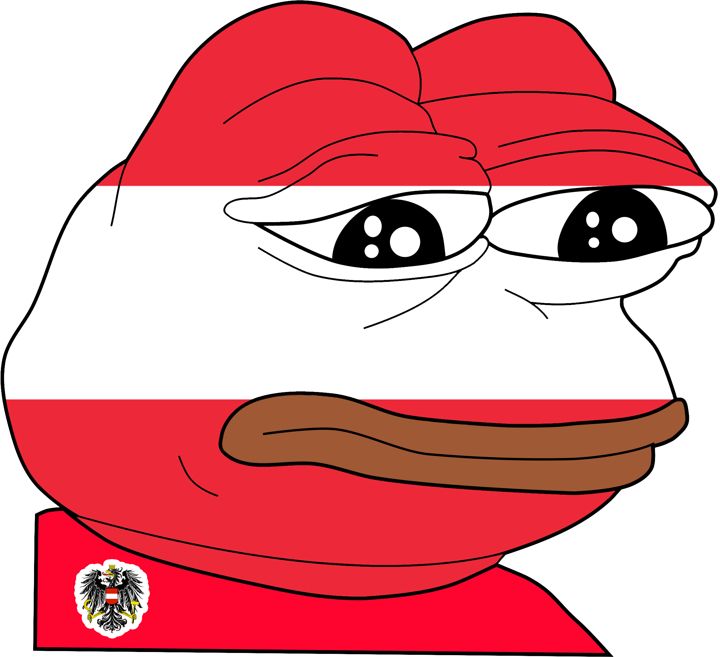 Feels Bad Man M , Png Download - Austrian Pepe Clipart (2304x2100), Png Download