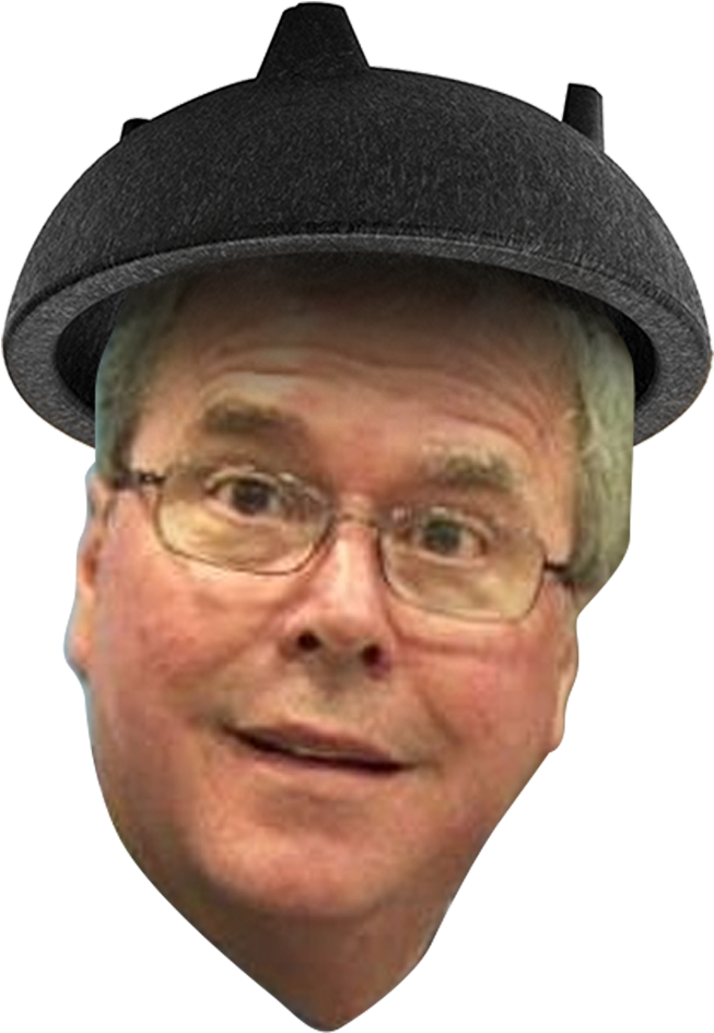 @realdonaldtrump @jebbush Never Trust A Guac Bowle - Jeb Bush Guac King Clipart (1024x1024), Png Download