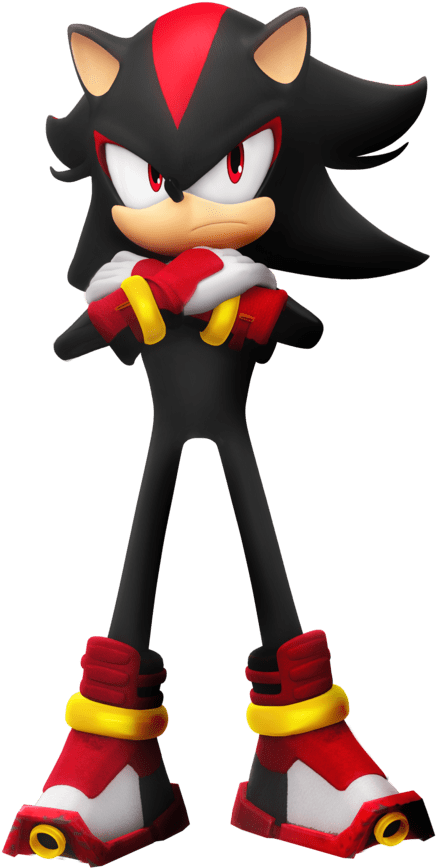 Shadow Sonic Boom - Sonic Boom Shadow Render Clipart (894x894), Png Download