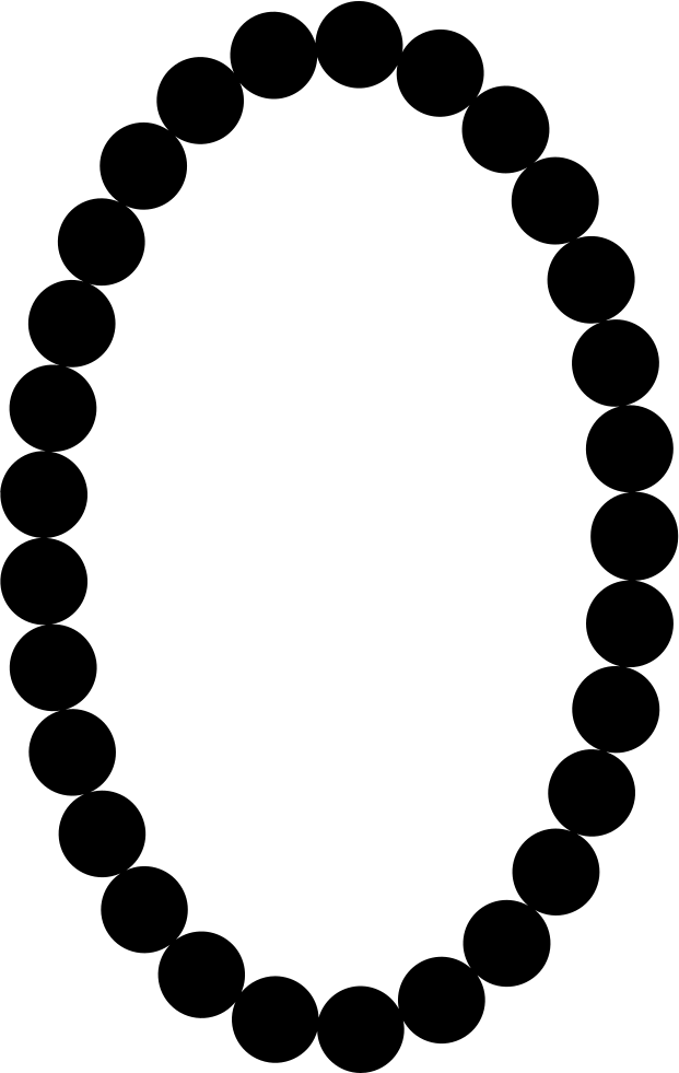 Download Svg Circle Pearls Mardi Gras Beads Silhouette Clipart Large Size Png Image Pikpng