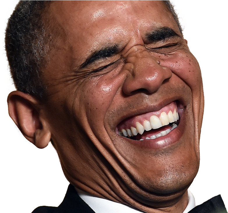 1mib, 1024x732, Obama Laughing Png 1 - Obama Laughing Png Clipart (1024x732), Png Download