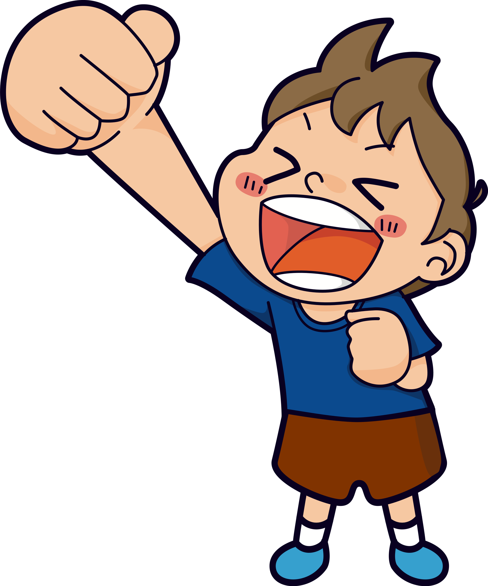 Png Transparent Busy Working Mom - Kid Standing Clipart (1999x2400), Png Download