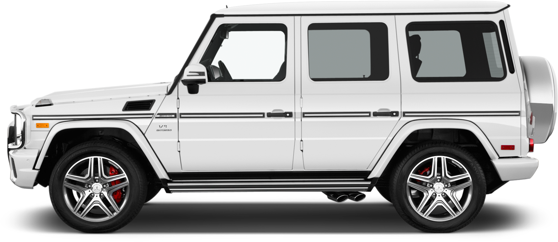 38 - - Mercedes Benz G Wagon Side Clipart (2048x1360), Png Download